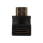 Переходник аудио гнездо HDMI - штекер HDMI угловой блист. Rexant 06-0176-A