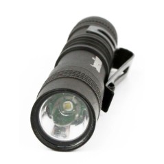 Фонарь LED51516 XPE 3 режима 1хLR03 (в компл.) алюм. черн. (открывающ. блист.) Camelion 12916