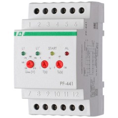 Переключатель фаз PF-441 (1ф АВР для раб. с генерат. устан., контр. запуска генерат., контр. нижн. и