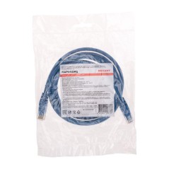 Патч-корд U/UTP CAT 6 RJ45-RJ45 26AWG LSZH син. 1.5м Rexant 02-0294-105