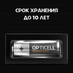 Элемент питания алкалиновый AA/LR6 (блист. 6шт) Professional Opticell 5052003