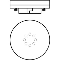 Лампа светодиодная LED Value LVGX5360 8SW/865 8Вт GX53 230В 2х5 RU (уп.5шт) OSRAM 4058075584297