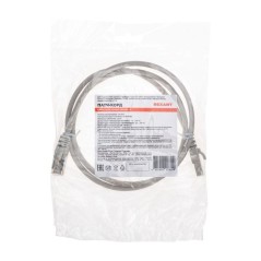 Патч-корд F/UTP CAT 5e RJ45-RJ45 26AWG LSZH сер. 1м Rexant 02-0110-1