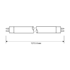 Лампа люминесцентная FT8-36W/54 36Вт T8 6500К G13 Camelion 3009