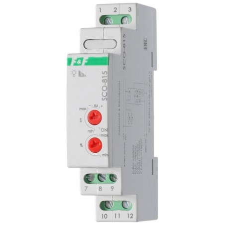 Регулятор освещенности SCO-815 (для всех типов ламп, напряжение входа управления от 8-230В AC/DC, мо