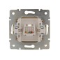 Розетка компьютерная СП Rain RJ45 16А IP20 механизм крем. LEZARD 703-0388-139