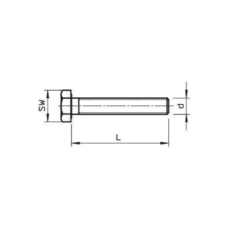 Комплект Болт+Шайба+Гайка M10x90мм SKS 10х90 F (уп.20шт) OBO 6418252