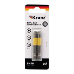 Бита Torx T30х50мм для шуруповерта (уп.2шт) Kranz KR-92-0430-1