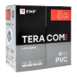 Кабель витая пара F/UTP кат.5E 4 пары 24 AWG solid PVC сер. TERACOM PRO EKF TRP-5EFTP-04PVC-GY-IN3