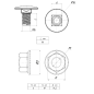 Комплект соединительный 6х16 (Винт М6+гайка ) EKF wgm6x16