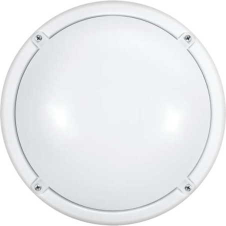 Светильник светодиодный 71 623 OBL-R1-12-4K-WH-IP65-LED-SNRV 12Вт 4000К IP65 900лм ЖКХ с оптико-акустич. датчиком круг бел. (ана