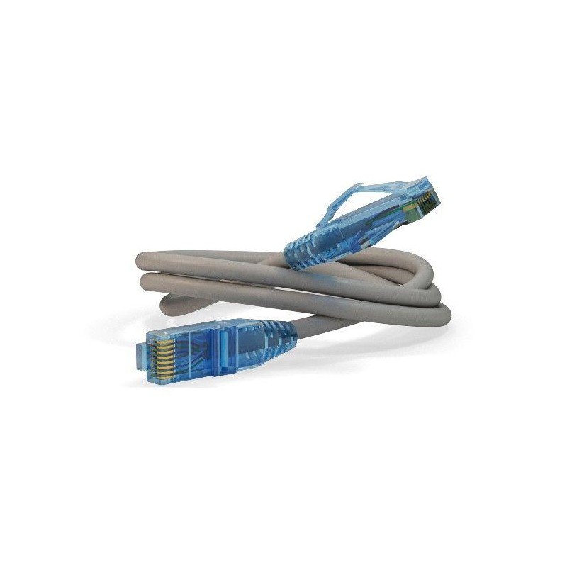 Патч-корд PC-LPM-UTP-RJ45-RJ45-C6-0.5M-LSZH-GY U/UTP кат.6 LSZH 0.5м сер. Hyperline 42235