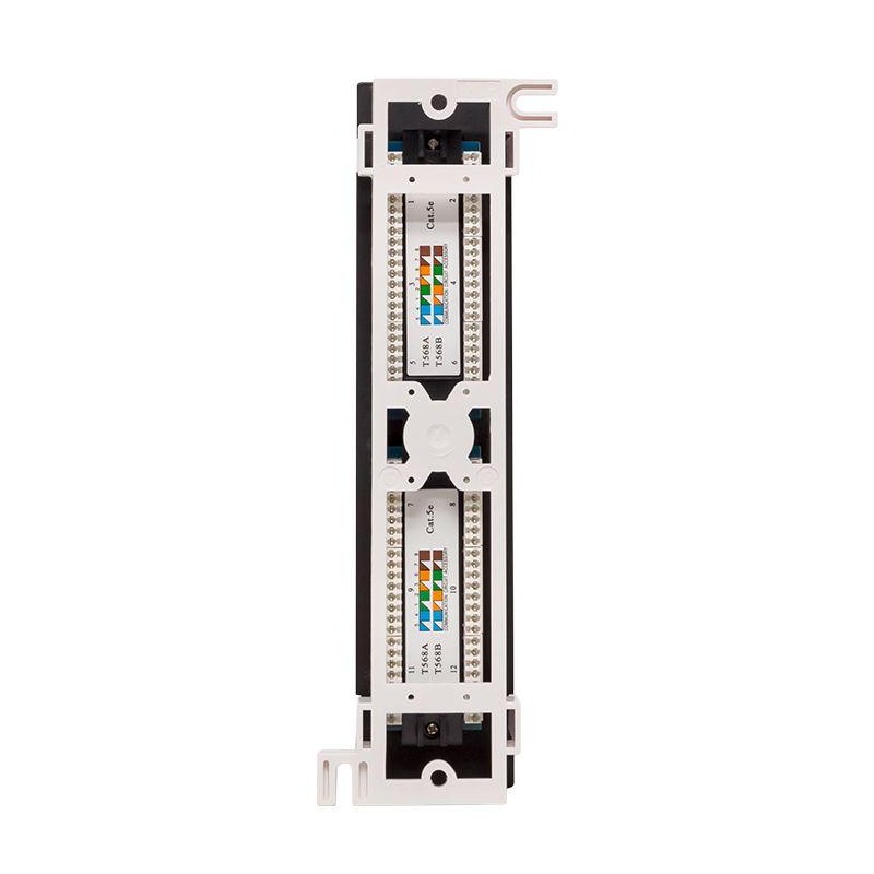 Патч-панель настенная кат.5E UTP неэкранир. 12 портов RJ45 Dual IDC TERACOM PRO EKF TRP-WPP-5EUTP-12