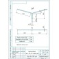 Кронштейн двухрожковый "Стандарт" под UMECON 1.К2-1.5-1.5/180-ф2 D48мм гор. цинк