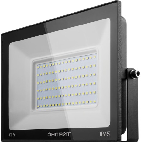 Прожектор светодиодный 61 948 OFL-100-6K-BL-IP65-LED 100Вт 6000К IP65 8000лм черн. ОНЛАЙТ 61948