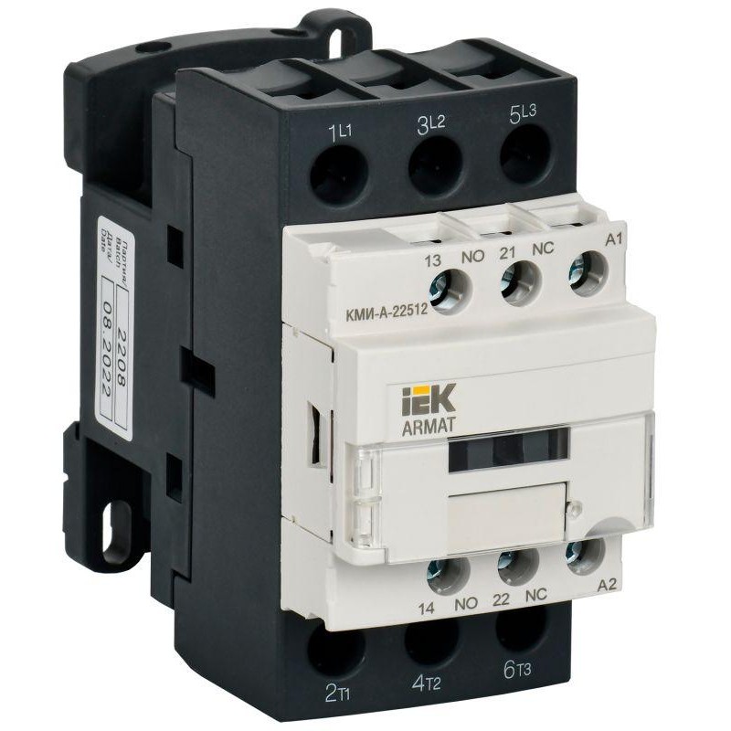 Контактор КМИ-А-22512 LC1D 25А кат. 24В AC 1НО+1НЗ AC-3 IEK AR-ACC-21-025-024-11