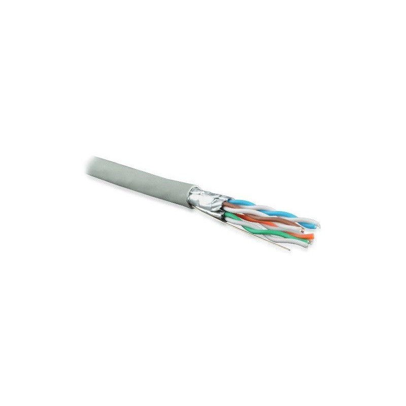 Кабель витая пара U/FTP кат.6 4х2х23AWG solid LSZH нг(А)-HF UFTP4-C6-S23-IN-LSZH-GY-500 (м) Hyperline 47958