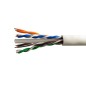 Кабель витая пара U/UTP кат.6 4х2х23AWG solid Cu PVC Six сер. (м) SUPRLAN 01-0316-1