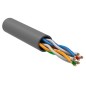 Кабель витая пара U/UTP кат.5E 4х2х24AWG solid CU PVC сер. (м) GENERICA BC1-C5E04-111-305-G