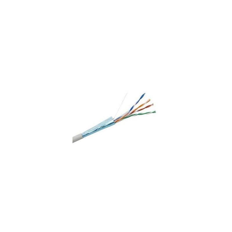 Кабель витая пара F/UTP кат.5E 4х2х24AWG solid CCA PVC сер. (м) Net.on 01-1001