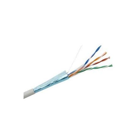 Кабель витая пара F/UTP кат.5E 4х2х24AWG solid CCA PVC сер. (м) Net.on 01-1001