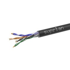 Кабель витая пара U/UTP кат.5E 4х2х24AWG solid Cu PE Out. Premium 305м (м) SUPRLAN 01-0311-2