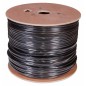 Кабель витая пара F/UTP кат.5E 4х2х24AWG solid CU PE Outdoor черн. (м) Rexant 01-0146