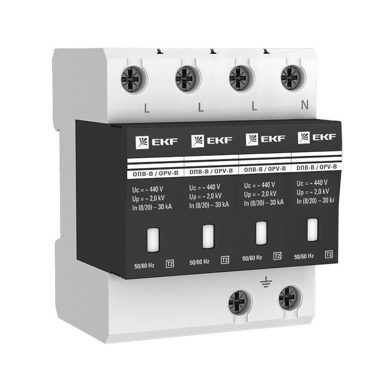 Ограничитель перенапряжения имп. ОПВ-В4 EKF opv-b4