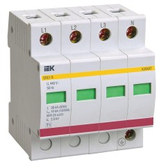 Ограничитель перенапряжения ОПС1-B 4P IEK MOP20-4-B