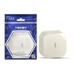 Переключатель 1-кл. ОП Frea 10А IP20 250В АБС-пластик беж. TOKOV ELECTRIC TKE-FR-P1-C02