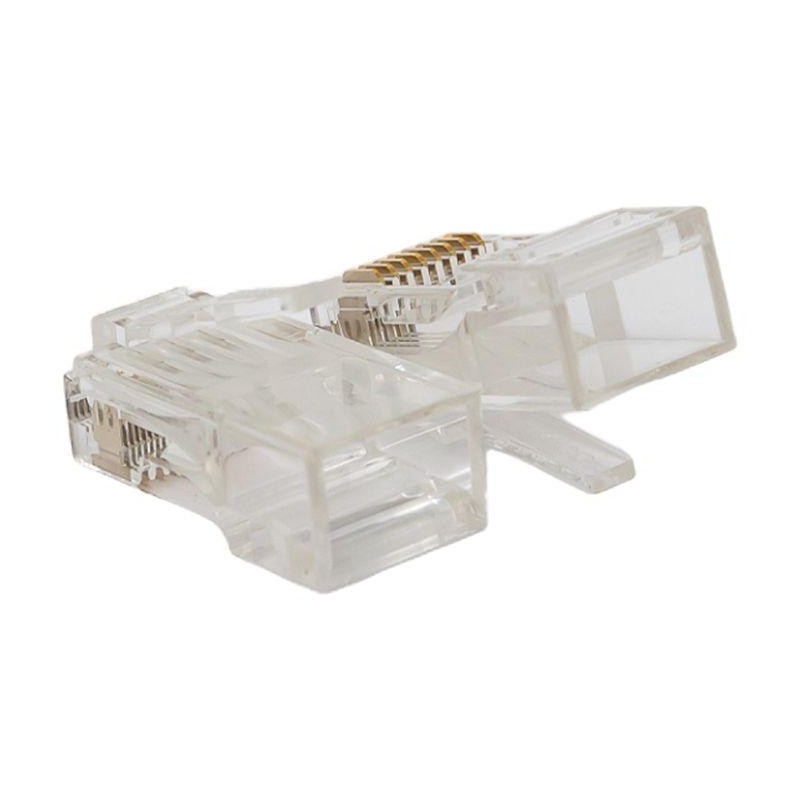 Коннектор RJ45 (8P8C) кат.6 неэкранир. 30мкд универс. (уп.20шт) TERACOM PRO EKF TRP-PLUG-6UTP-20