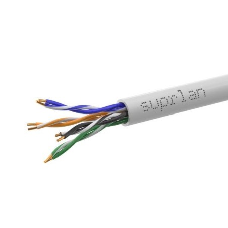 Кабель витая пара U/UTP кат.5E 4х2х24AWG solid Cu PVC Standart (м) SUPRLAN 01-0328-9