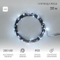 Гирлянда "Роса" 20м 200LED бел. IP20 230В с контроллером провод зел. Neon-Night 303-265