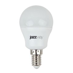 Лампа светодиодная PLED-SP 7Вт G45 шар 3000К тепл. бел. E14 540лм 230В JazzWay 1027856-2