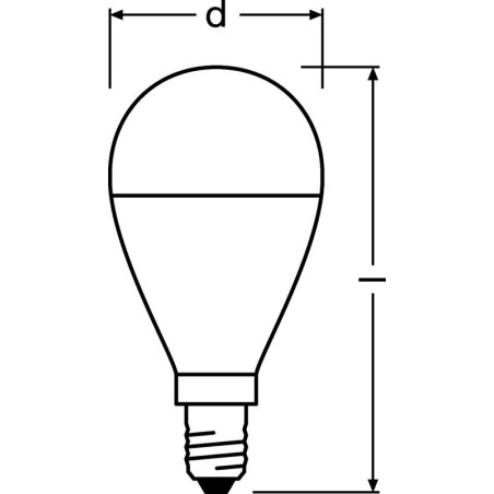 Лампа светодиодная LED Value LVCLP75 10SW/830 10Вт шар матовая E14 230В 10х1 RU OSRAM 4058075579712