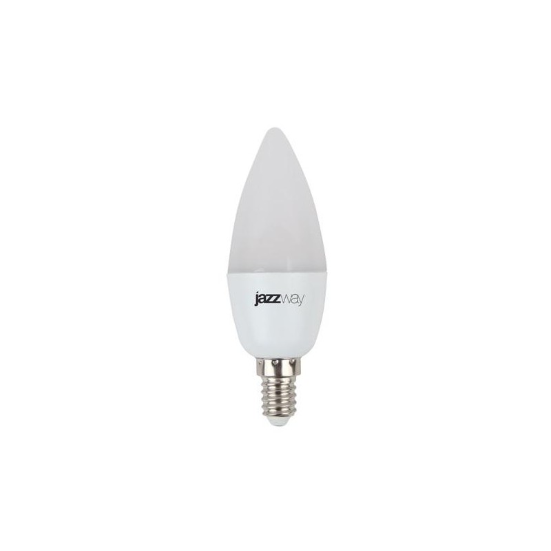 Лампа светодиодная PLED-SP 7Вт C37 свеча 3000К тепл. бел. E14 530лм 230В JazzWay 1027818-2