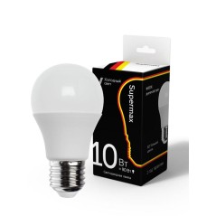 Лампа светодиодная Supermax А60 10Вт стандарт 6400К E27 230В КОСМОС Sup_LED10wA60E2764