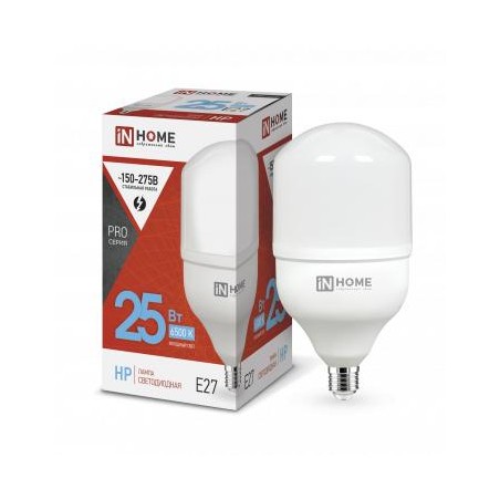 Лампа светодиодная высокомощная LED-HP-PRO 25Вт цилиндр 6500К холод. бел. E27 2380лм 230В IN HOME 4690612031064