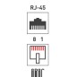 Джек компьютерный RJ45 (8P8C) кат.5E (уп.100шт) PROCONNECT 05-1021-6