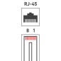 Джек компьютерный RJ45 (8P8C) кат.5E (уп.100шт) Rexant 05-1021