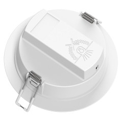 Светильник светодиодный Eco Class Downlight DL 840 WT 8Вт 4000К IP44 760лм ДВО даунлайт кругл. встраив. ультратонкий LEDVANCE 40