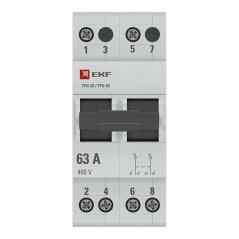 Переключатель трехпозиционный ТПС-63 2P 63А PROxima EKF TPS263