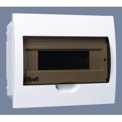 Корпус встраиваемый ЩРВ-П-12 22х28х9 12мод. IP41 пластик. DEKraft 31004DEK