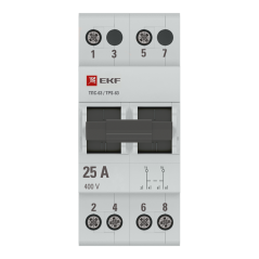 Переключатель трехпозиционный ТПС-63 2P 25А PROxima EKF TPS225