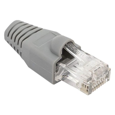 Колпачок изолирующий TERACOM для коннекторов RJ-45 PVC серый (уп.10шт) EKF TRC-BT-RJ45-PVC-10