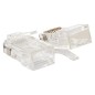 Коннектор RJ45 (8P8C) кат.5E неэкранир. TERACOM универс. (уп.10шт) EKF TRC-PLUG-5EUTP-10