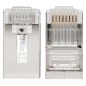 Коннектор RJ45 (8P8C) кат.6 экранир. 30мкд (уп.20шт) TERACOM PRO EKF TRP-PLUG-6FTP-20