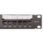 Патч-панель 19дюйм 1U кат.6 UTP неэкранир. 24 порта RJ45 Dual IDC TERACOM PRO EKF TRP-PPNL-6UTP-1U24