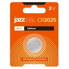 Элемент питания литиевый CR2025 3В BL-1 (блист.1шт) JazzWay 2852861