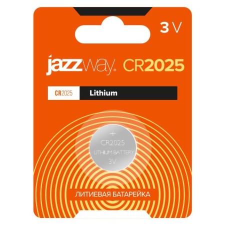 Элемент питания литиевый CR2025 3В BL-1 (блист.1шт) JazzWay 2852861